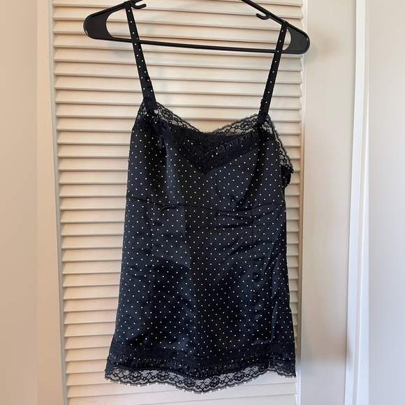 WHBM Polka Dot Silk Camisole - Picture 1 of 4